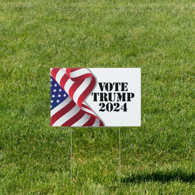 Trump Yard Sign 12x18 (Insitu)