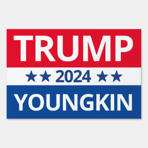 Trump Youngkin 2024 Sign