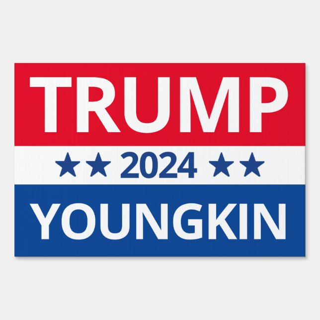 Trump Youngkin 2024 Sign (Front)
