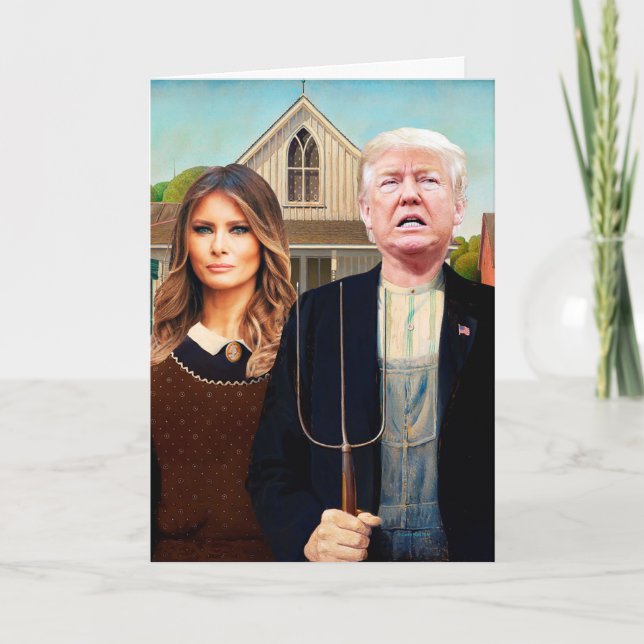 Trumped Up Anniversary Card (Front)