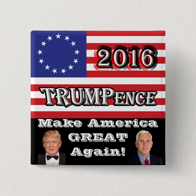 TRUMPence 2016 - Make America Great Again! Pinback Button (Front)