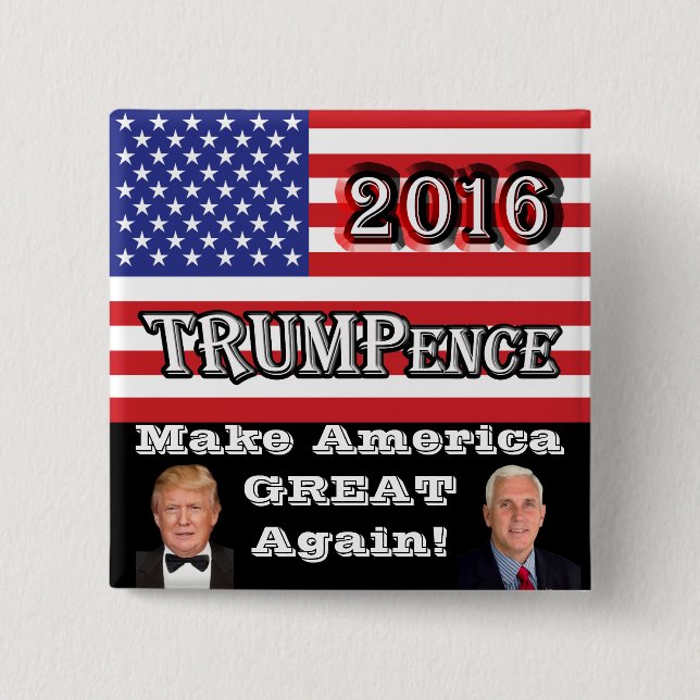 TRUMPence 2016 - Make America Great Again! Pinback Button (Front)