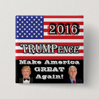TRUMPence 2016 - Make America Great Again! Pinback Button