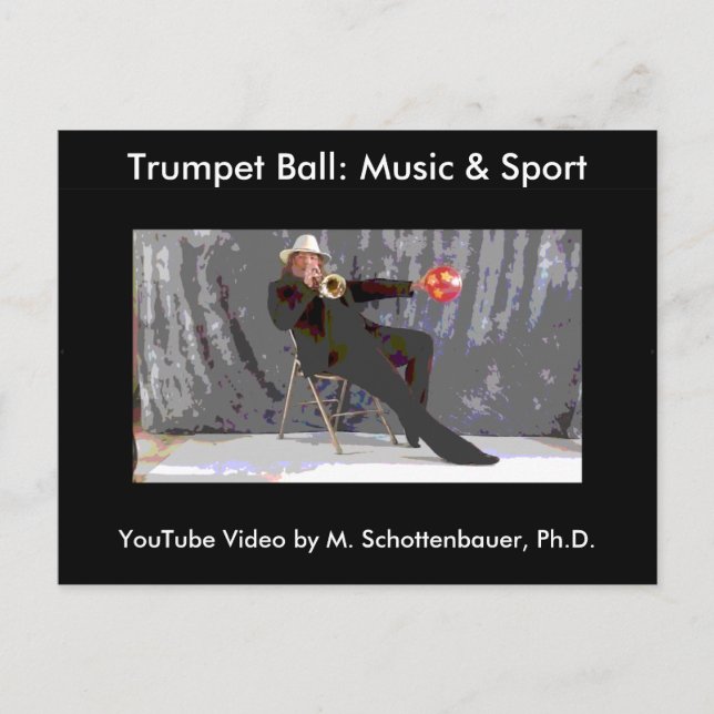 Trumpet Ball: Music & Sport Postcard 7 (Front)