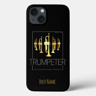 Trumpet Born To Be Trumpeter for Musicians iPhone 13 Case