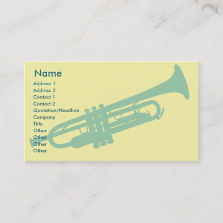 Trumpet - Business Business Card