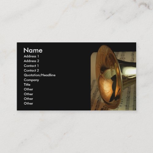 TRUMPET BUSINESS CARDS