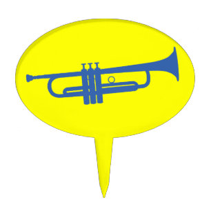 Trumpet Cake Topper