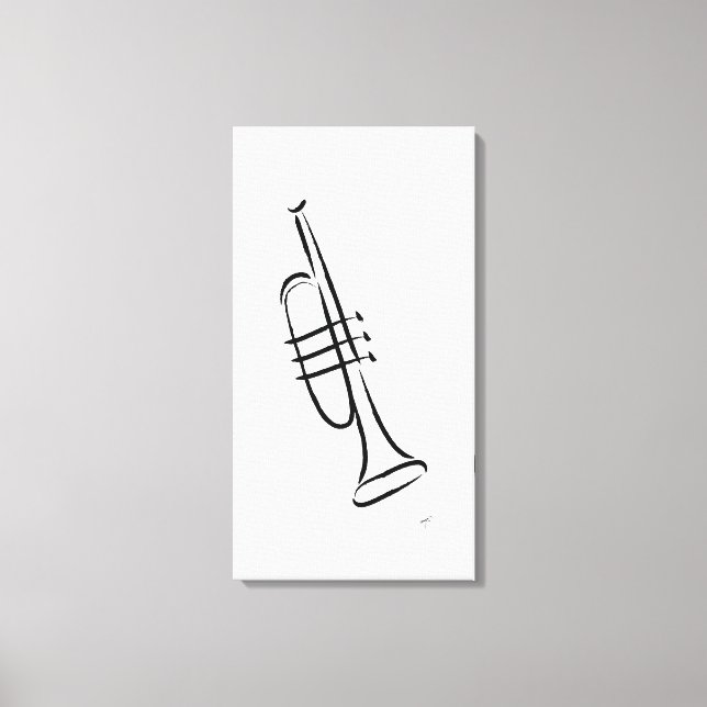 Trumpet Canvas Print (Front)