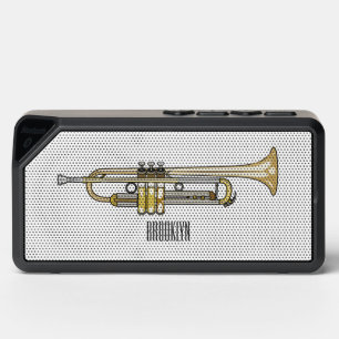 Trumpet cartoon illustration bluetooth speaker