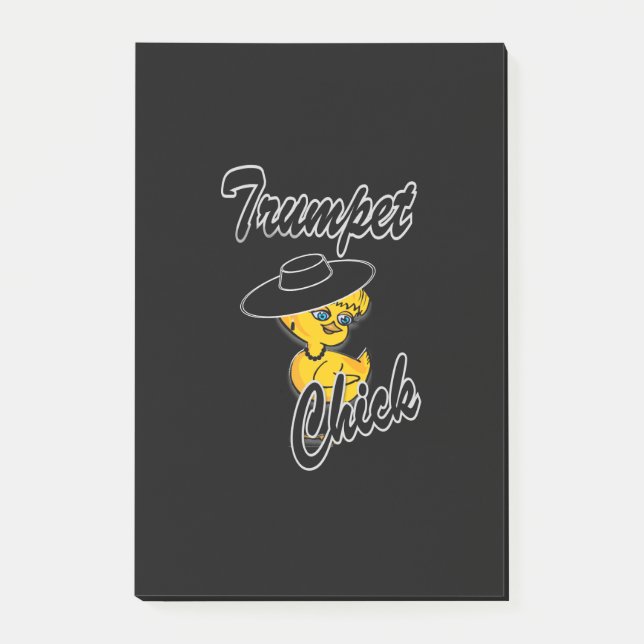 Trumpet Chick #4 Post-it Notes (Front)