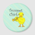 Trumpet Chick Magnet