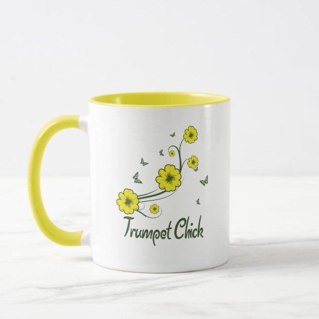 Trumpet Chick Mug (Left)
