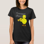 Trumpet Chick Text T-Shirt