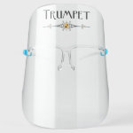 Trumpet Decorative Line Face Shield