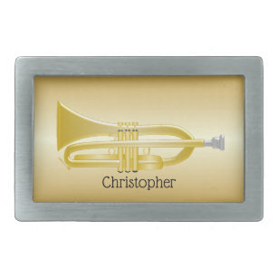 trumpet belt buckle