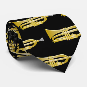 Trumpet Design Neck Tie
