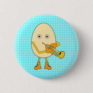 Trumpet Egghead Button