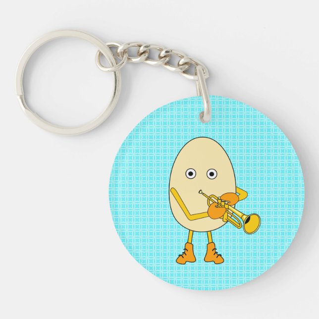 Trumpet Egghead Keychain (Front)