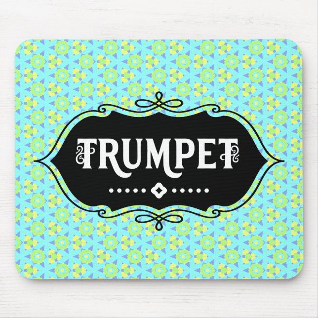 Trumpet Emblem Mouse Pad (Front)