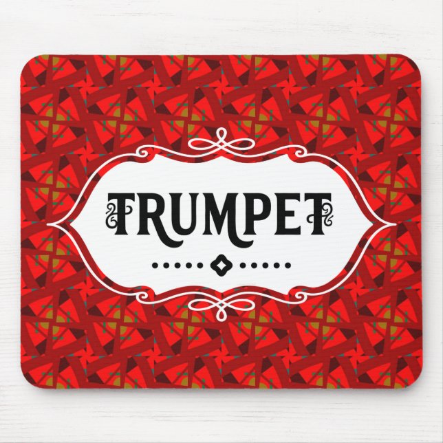 Trumpet Emblem Mouse Pad (Front)