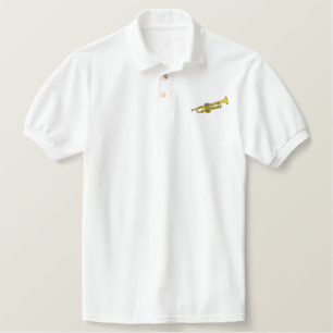 Trumpet Embroidered Polo Shirt