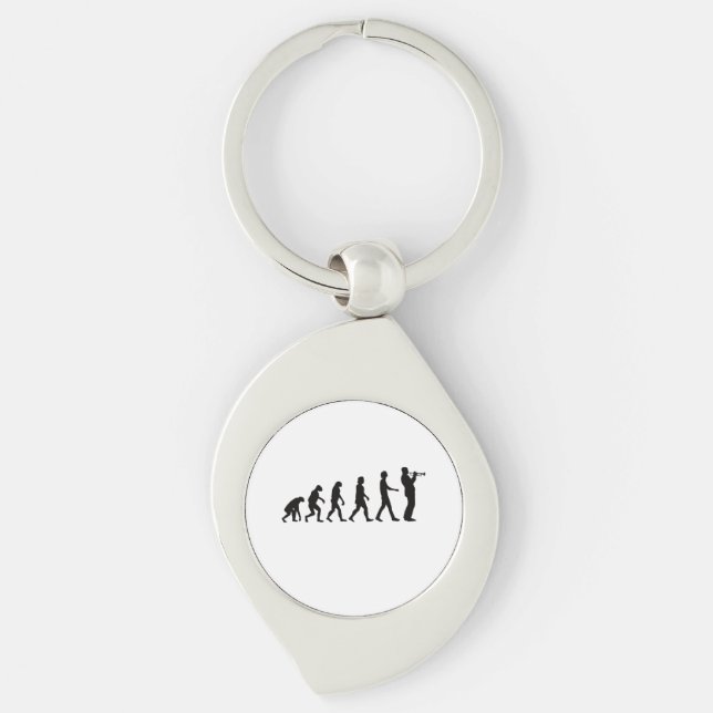 Trumpet Evolution  Keychain (Front)