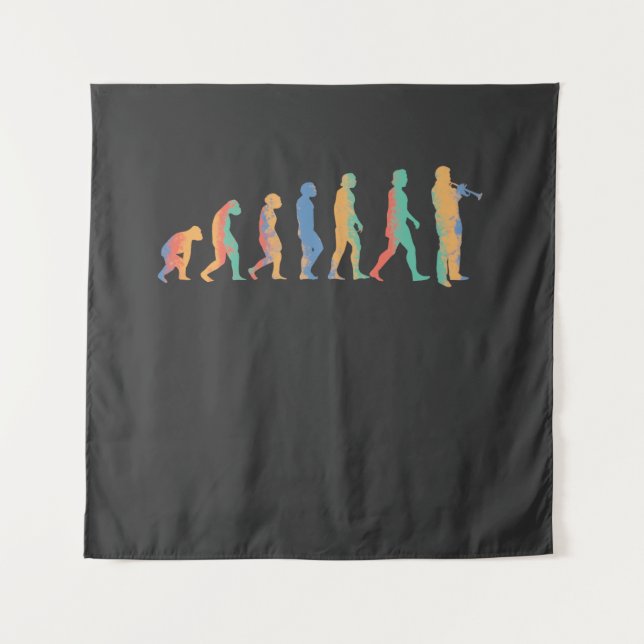 Trumpet Evolution Tapestry (Front)
