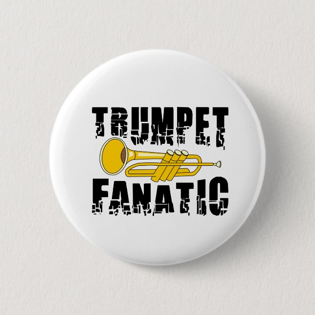 Trumpet Fanatic Button (Front)