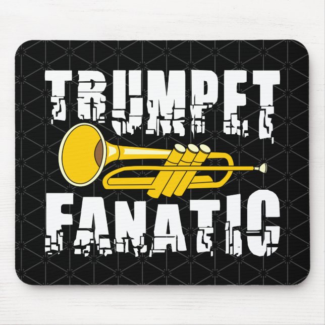 Trumpet Fanatic Mouse Pad (Front)
