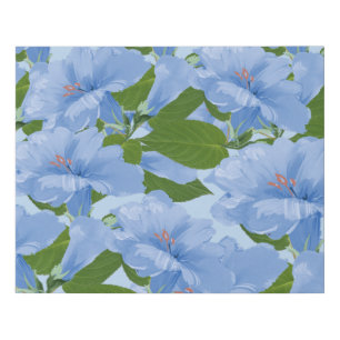 Trumpet Flowers Garden Canvas Print