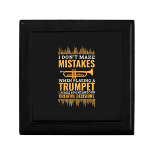 Trumpet Funny Musician Band Player Trumpeter Gift Box
