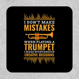 Trumpet Funny Musician Band Player Trumpeter Gift Patch