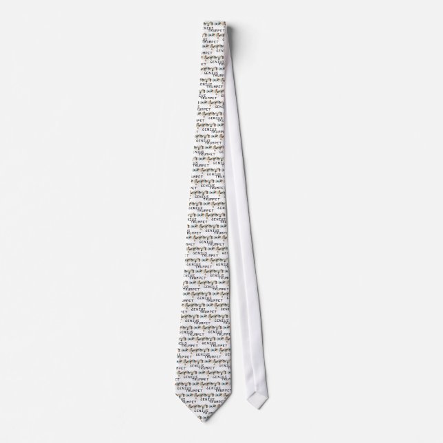 Trumpet Genius Neck Tie (Front)