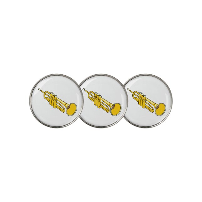 Trumpet Golf Ball Marker (3 Up)