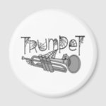 Trumpet Halloween Cobwebs Magnet