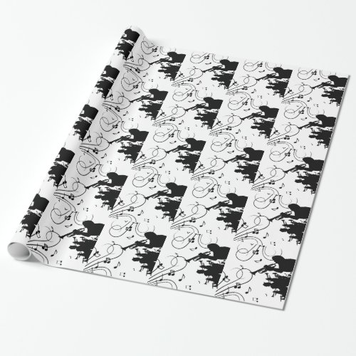 Trumpet Horn Section Music Wrapping Paper