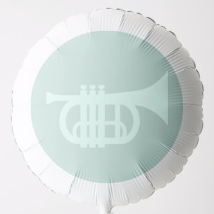 Trumpet Icon CUSTOM COLOR Music Themed Art Balloon