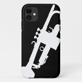 Trumpet Iphone 5/5s Iphone 11 Case by LeSilhouette at Zazzle