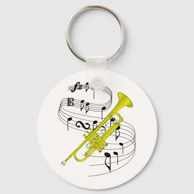 Trumpet Keychain (Front)
