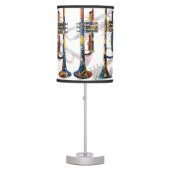 Trumpet Lamp Colorful Trumpets Music Art Lamp (Front)