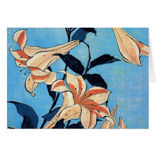 Trumpet Lilies Cards (Front Horizontal)