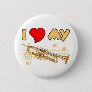 Trumpet Love Button