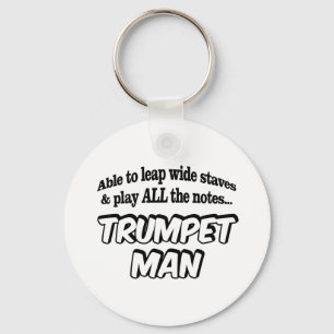 Trumpet Man - Music Superhero Keychain