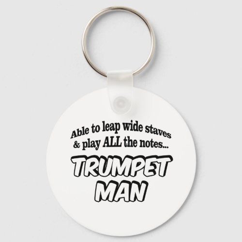Trumpet Man _ Music Superhero Keychain