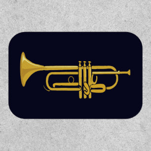 Trumpet Marching Band Brass Instrument Patch