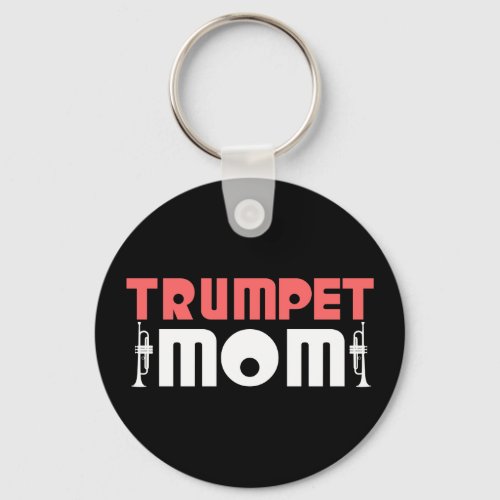 Trumpet Mom Keychain