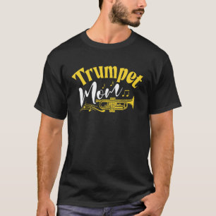 Trumpet Mom Marching Band For Women Mother Mama Pl T-Shirt