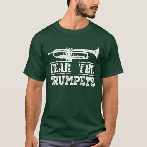 Trumpet Music Marching Band Funny Mens Shirt