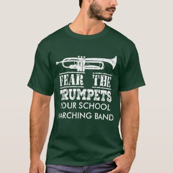 Trumpet Music Marching Band Personalized Shirt by madconductor at Zazzle